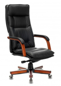 кресло руководителя Бюрократ Т-9927 Walnut 