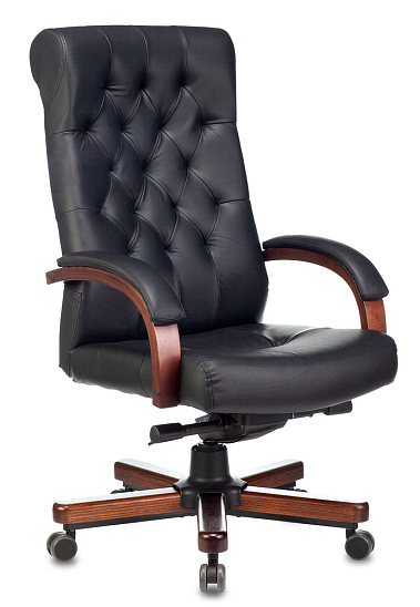 Фото - кресло руководителя Бюрократ T-9928 WALNUT 